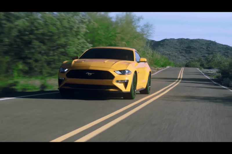 Illustration for article titled Here's the 2018 Mustang